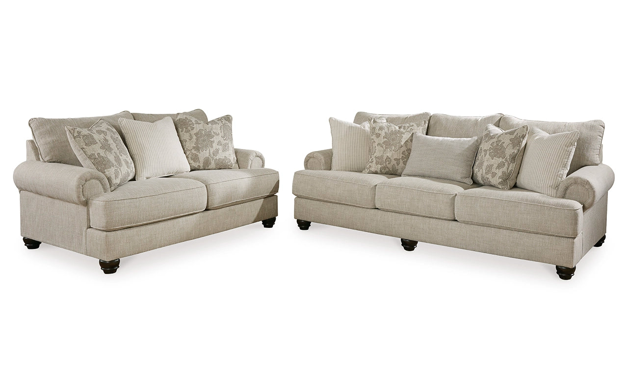 Asanti Signature Sofa Pair – 3+2 Seater in Fog Fabric
