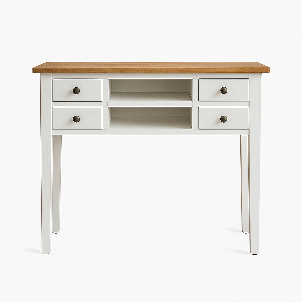 Bella Timber Hall Table – White
