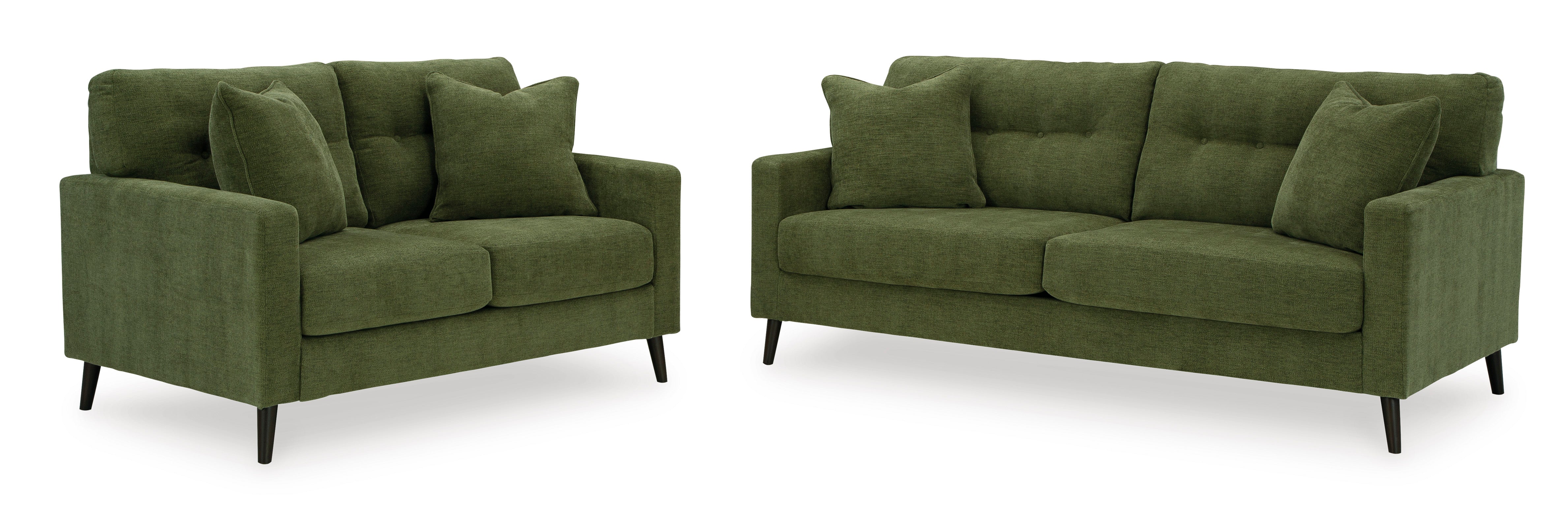 Bixler 2.5 + 2 Seat Sofa Pair Olive