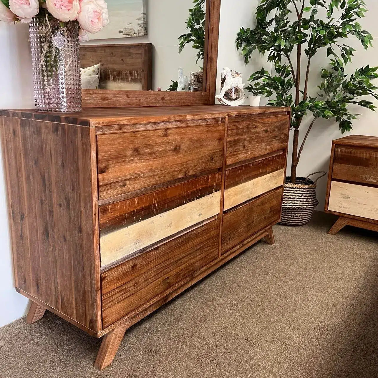 Boatwood Dresser - Multi Mocha