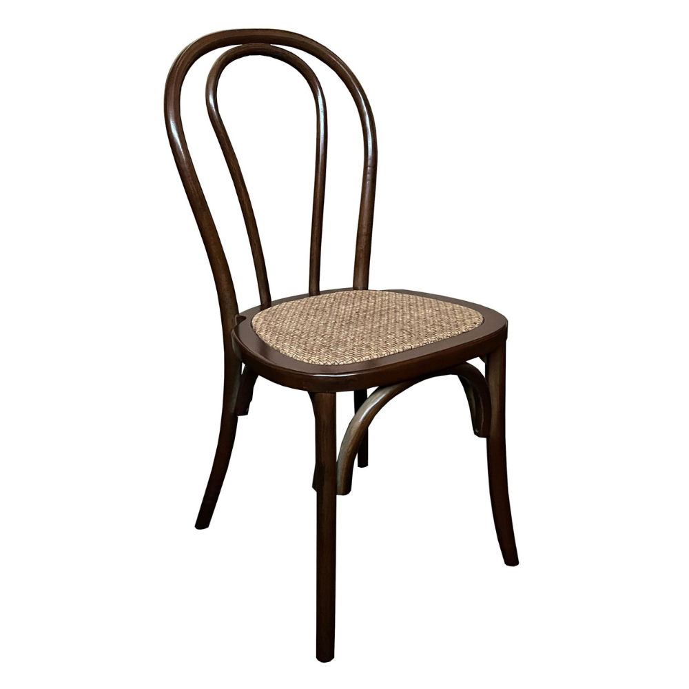 Brighton Stackable Chair - Walnut Rattan Seat