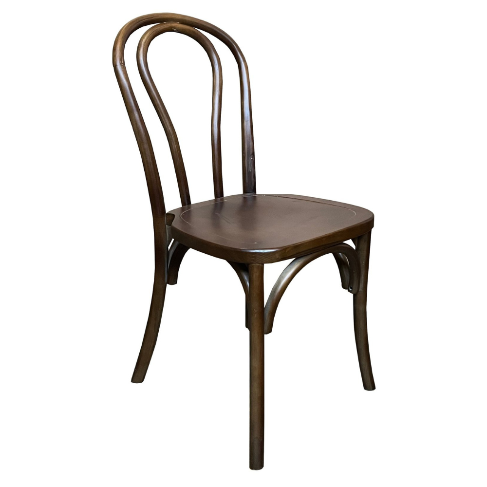 Brighton Stackable Chair - Walnut Timber Seat
