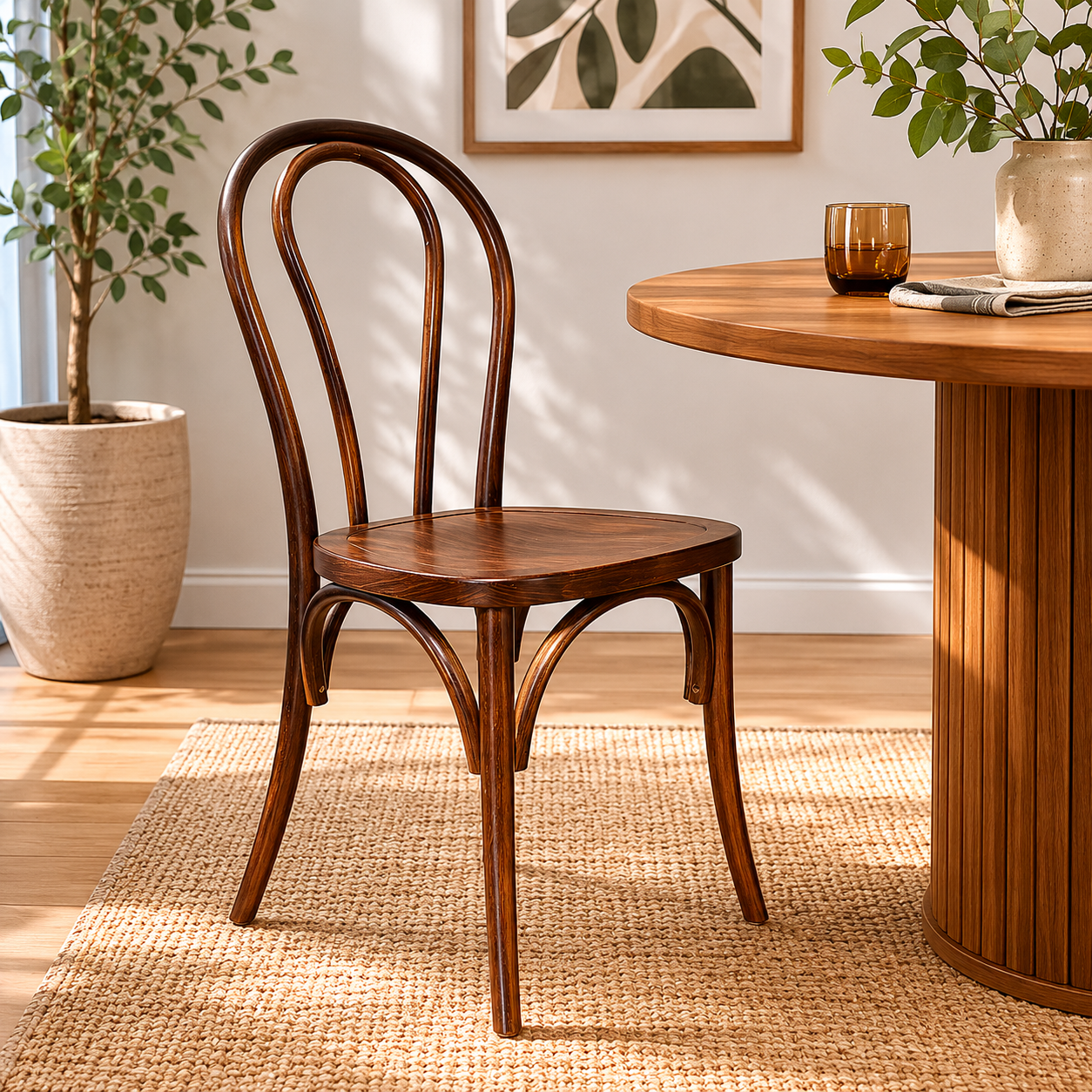 Bentwood chair ① Brighton Bentwood Chair Walnut | InStyle Furniture