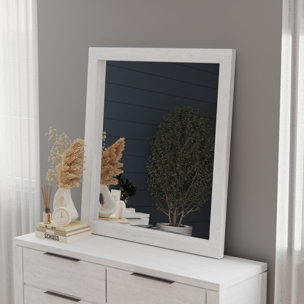 Coral Bay Mirror - White