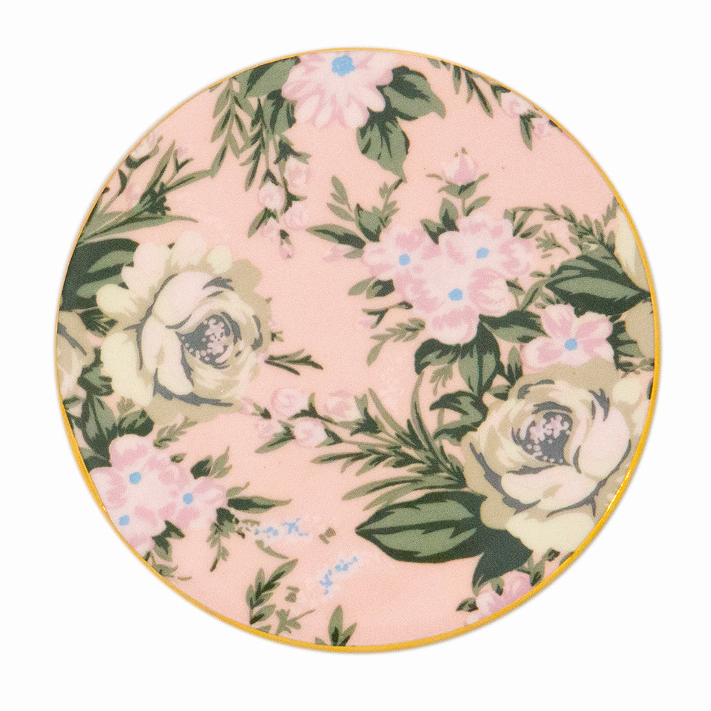 Belle De Fleur Drink Coasters - Set of 4