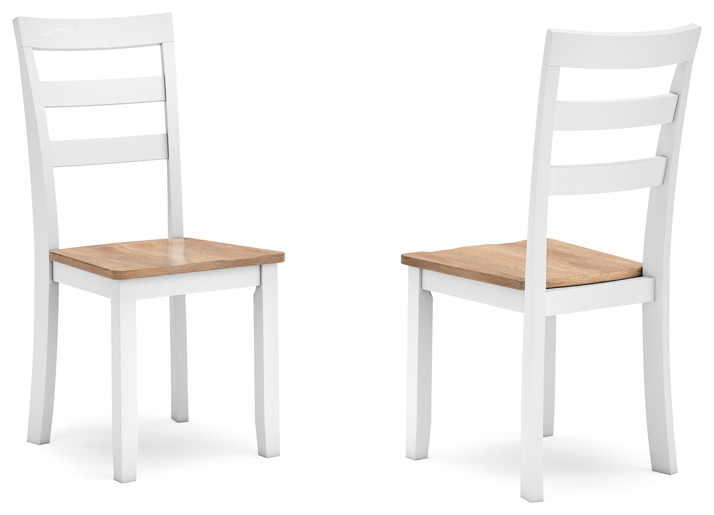 Gesthaven Solid Wood Side Dining Chair – White/Natural