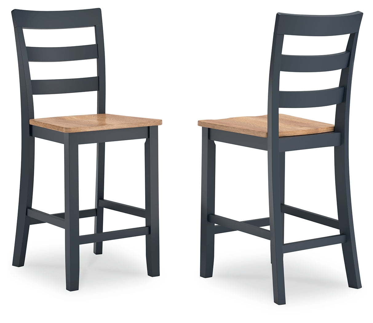 Gesthaven Counter Height Bar Stool – Blue/Natural