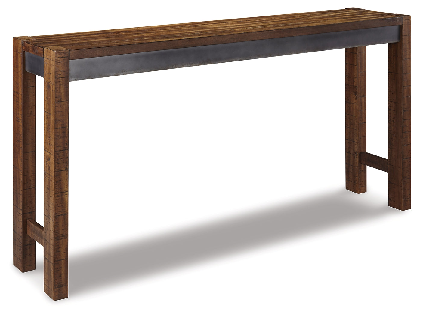 Torjin Long Counter Table in Two-Tone Brown & Grey