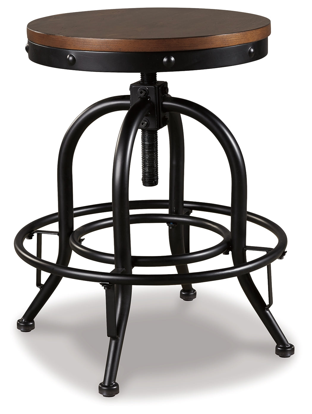 Valebeck Adjustable Counter Stool – Rustic Brown