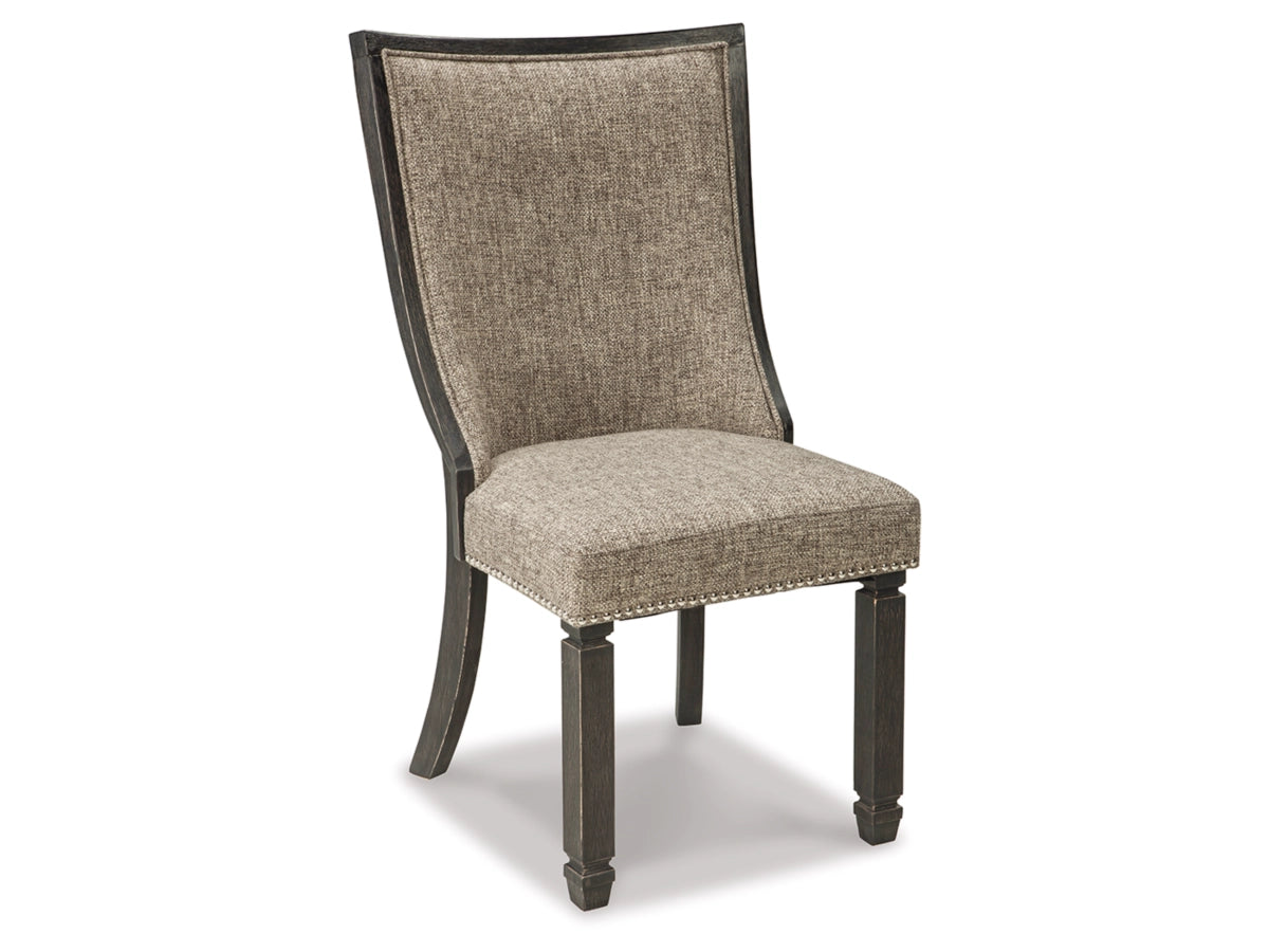 Tyler Creek Dining Chair – Black / Grayish Brown