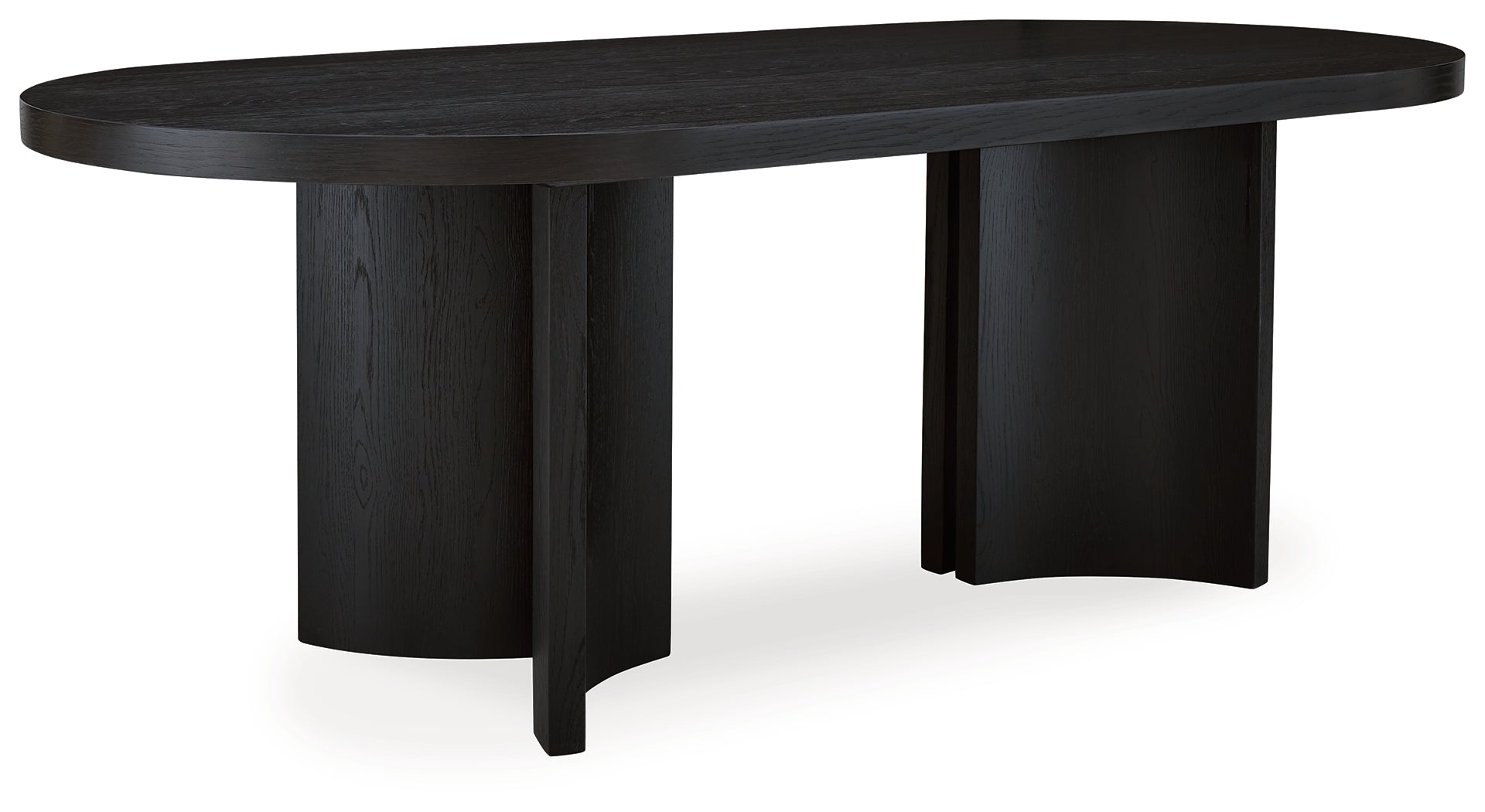 Rowanbeck Oval Dining Table – Black