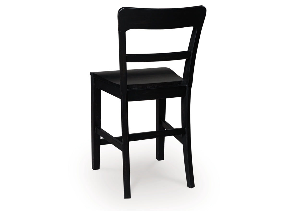 Chadworth Counter Height Bar Stool – Black