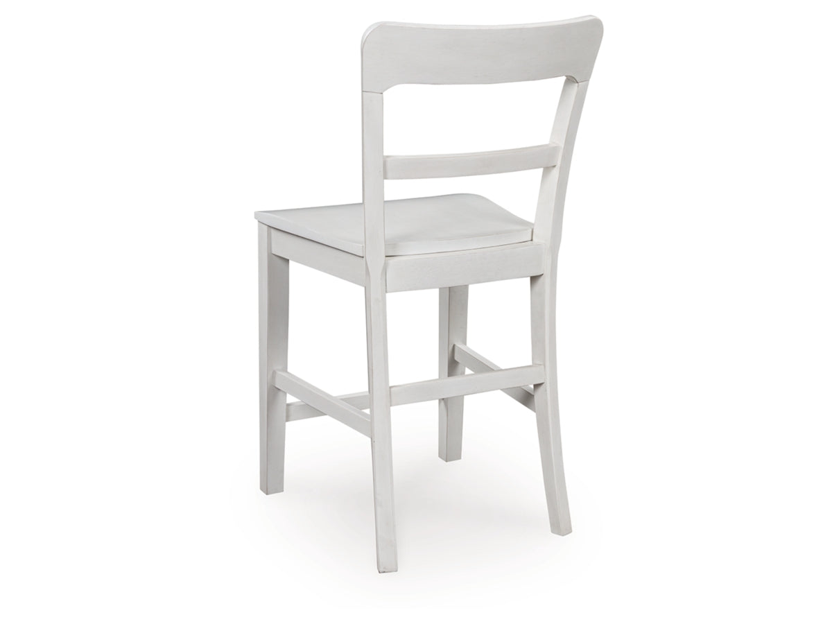 Chadworth Counter Height Bar Stool – White