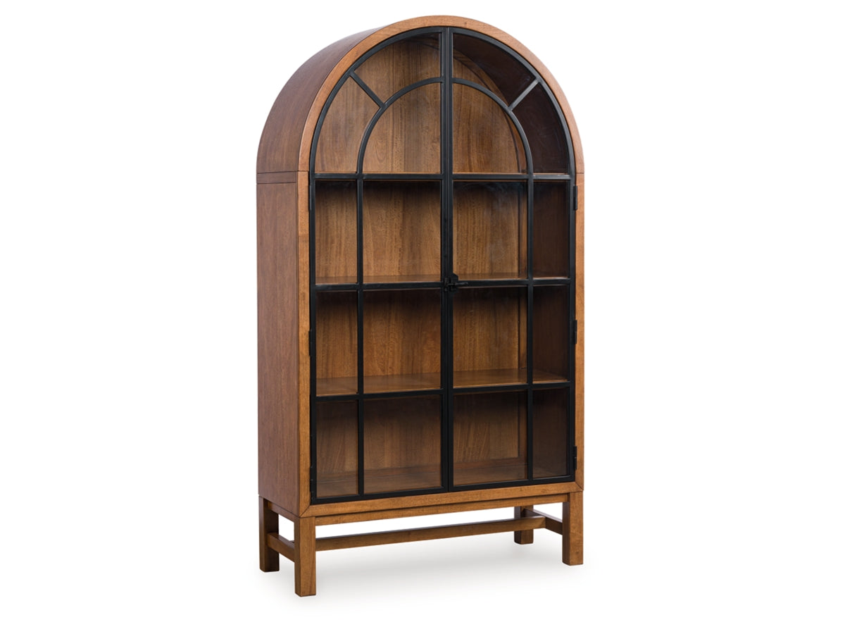 Chadworth Display Cabinet – Brown / Black