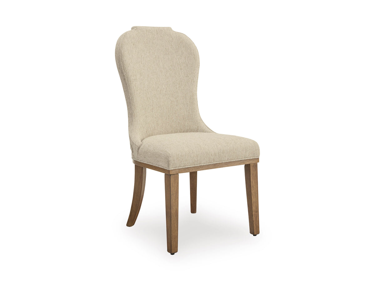 Jorlaina Upholstered Dining Side Chair - Brown
