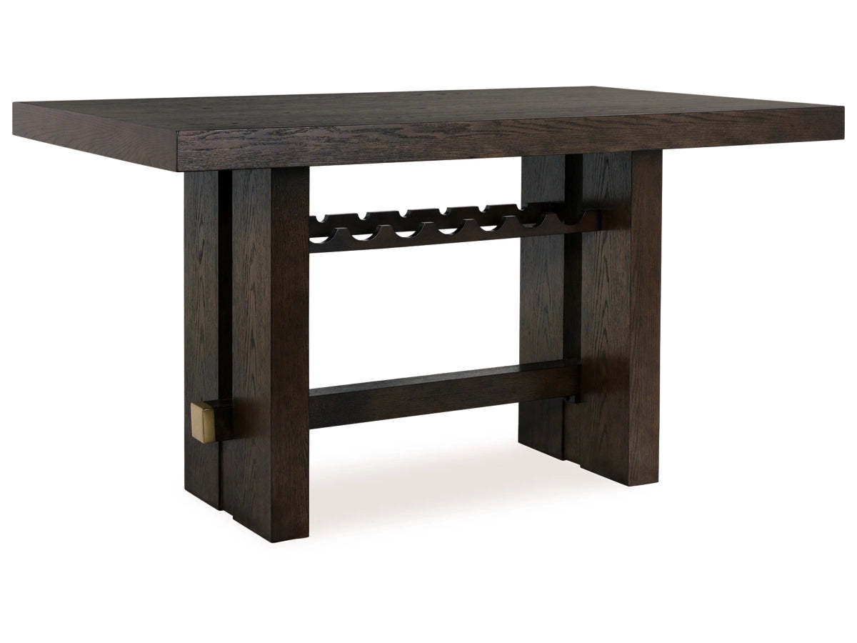 Burkhaus Counter Height Dining Table – Dark Brown