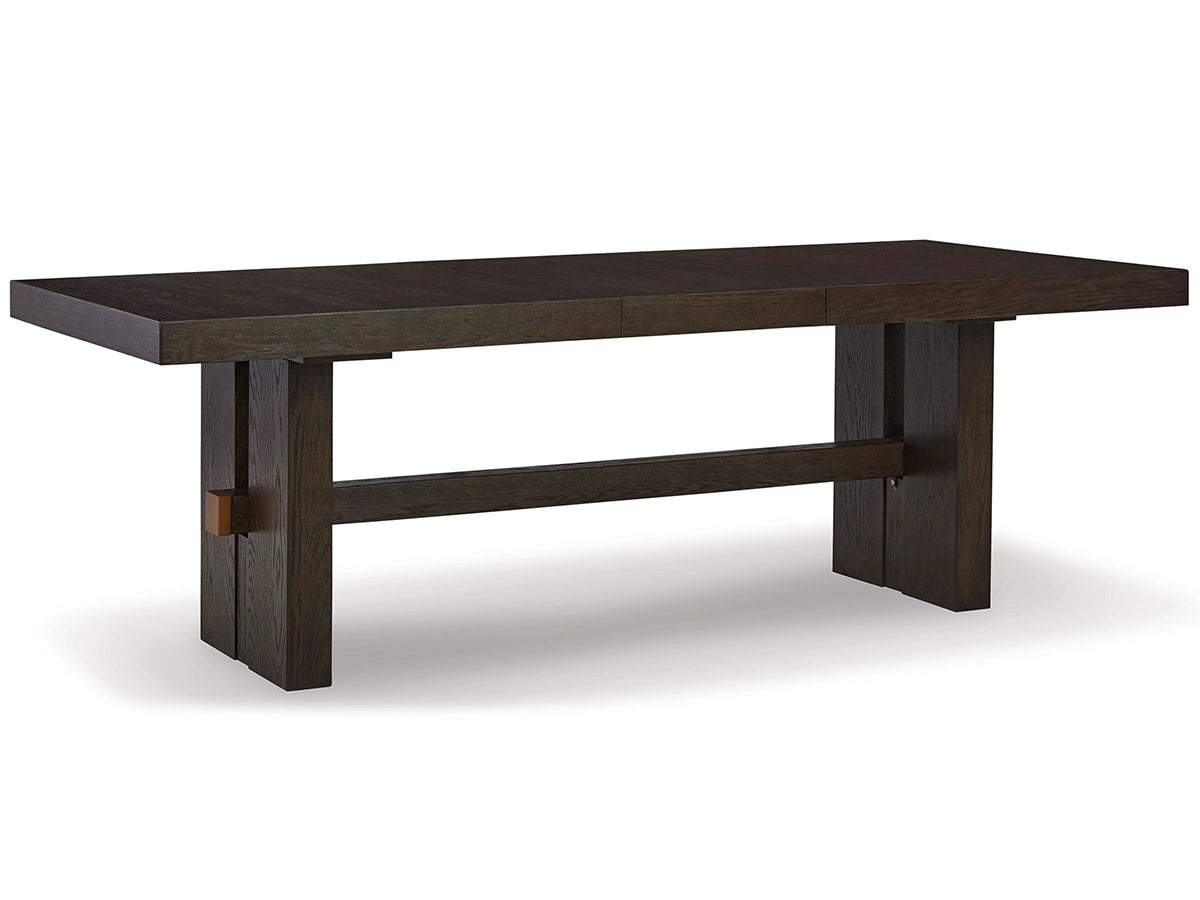 Burkhaus Extension Dining Table – Dark Brown