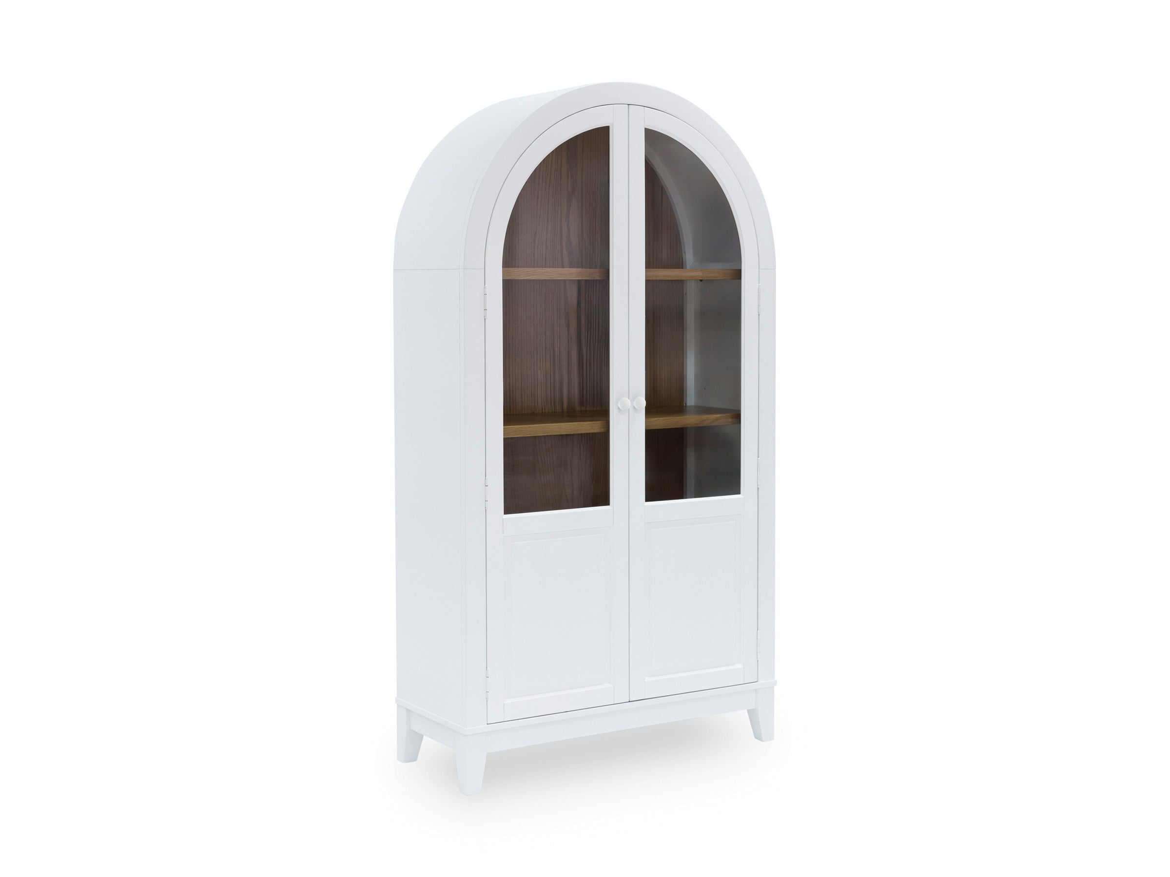 Dagandale Accent Cabinet – White/Natural Finish