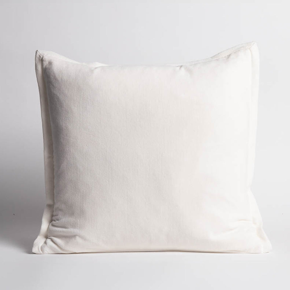 Evelyn Velvet Cushion – Off White