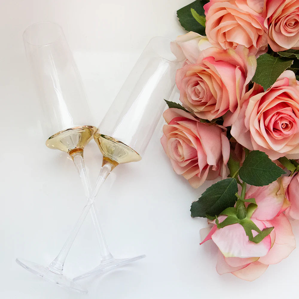 Champagne Flute Estelle Gold - Set of 2