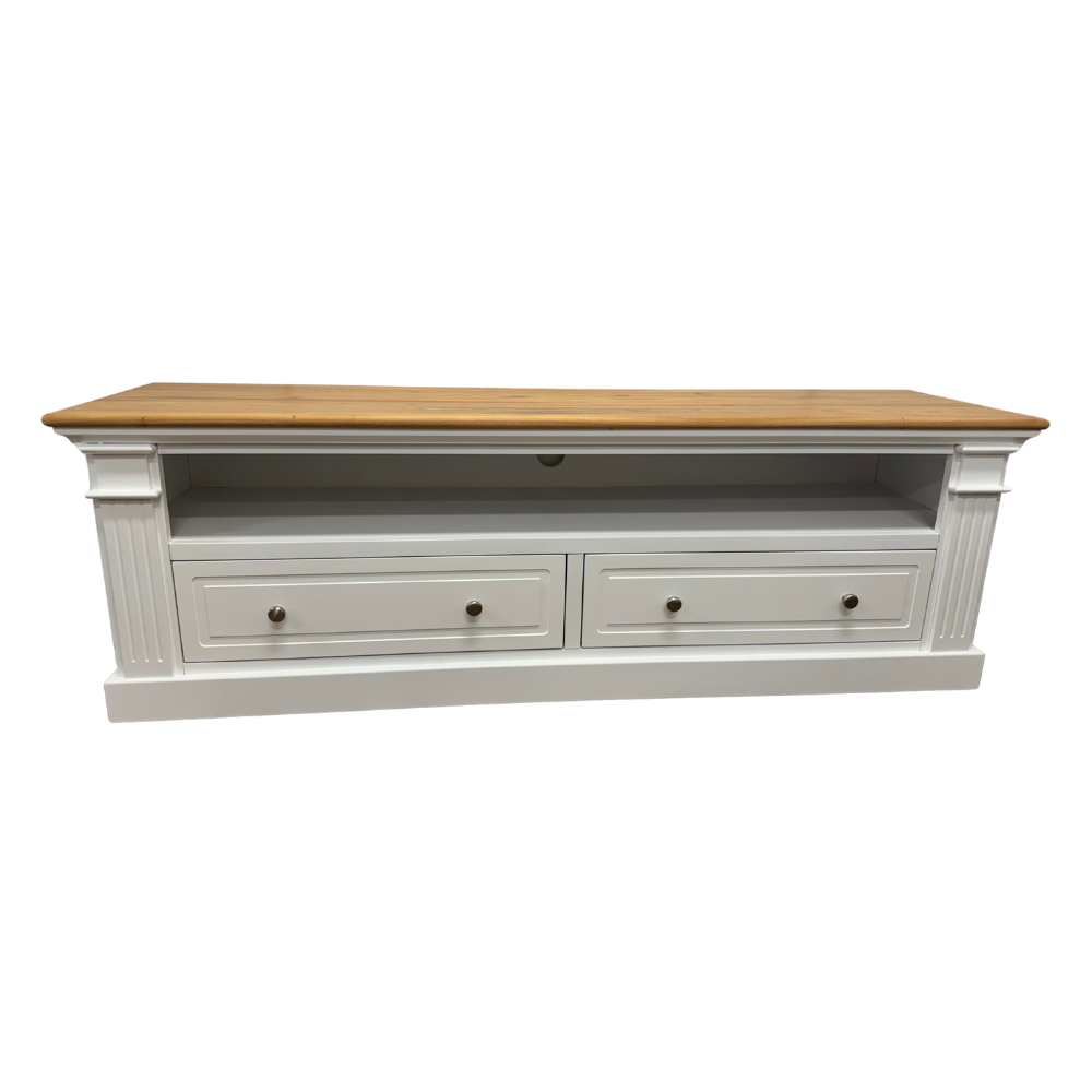 Hampton Deluxe 1700mm TV Unit – Two Tone