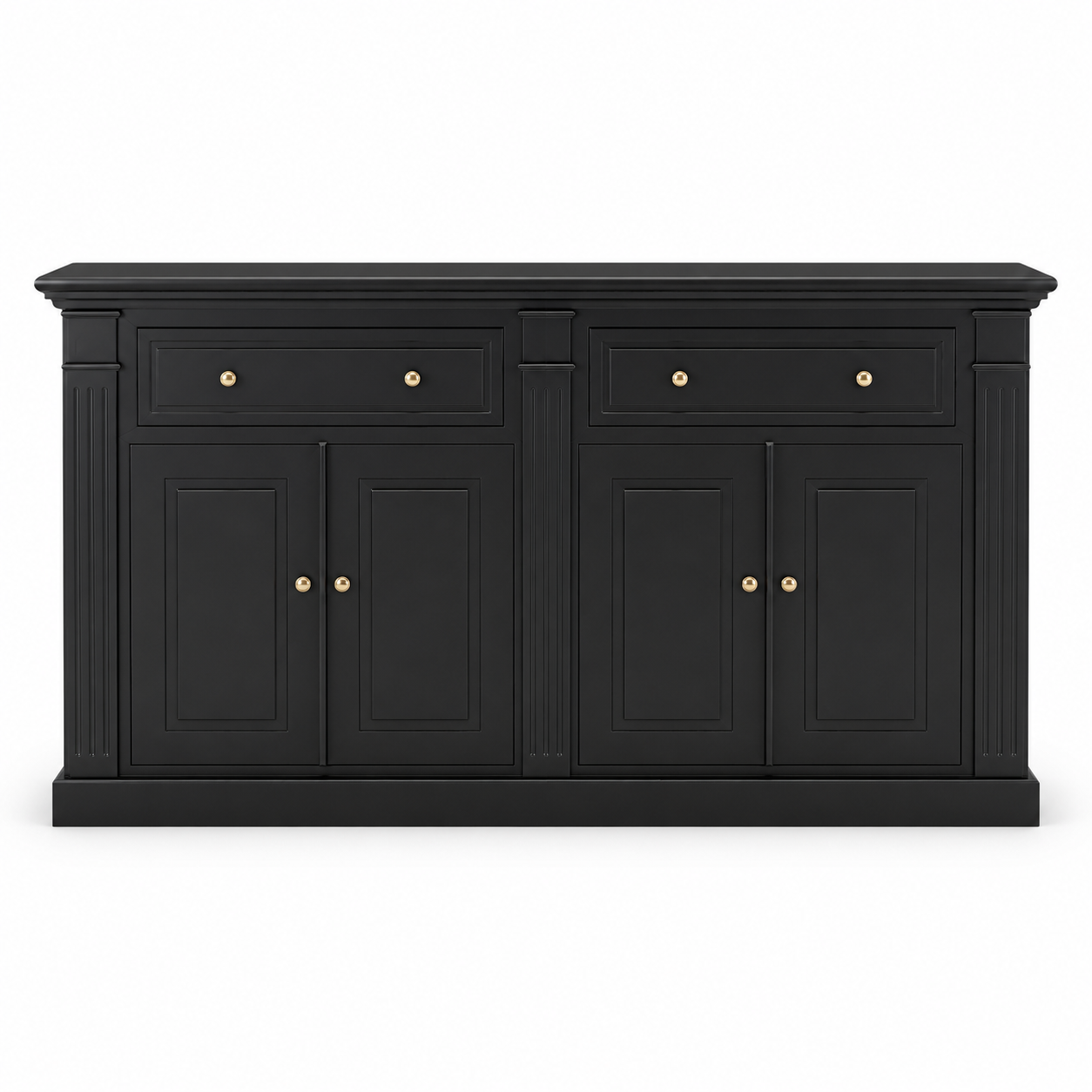 Hampton Deluxe 180cm Buffet - Black