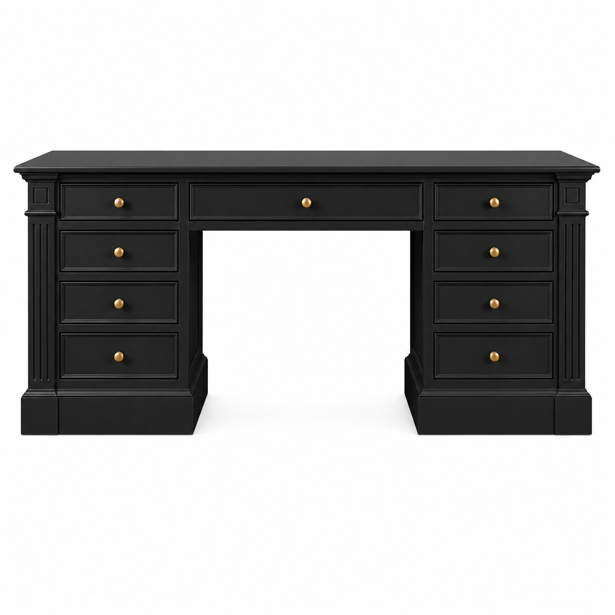 Hampton Deluxe Desk – Black