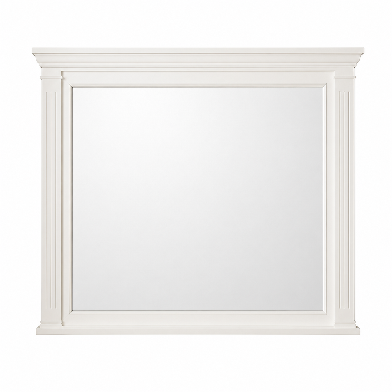 Hampton Deluxe Mirror – White