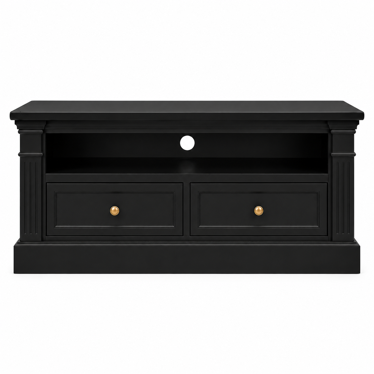 Hampton Deluxe TV Unit – Black – 120cm