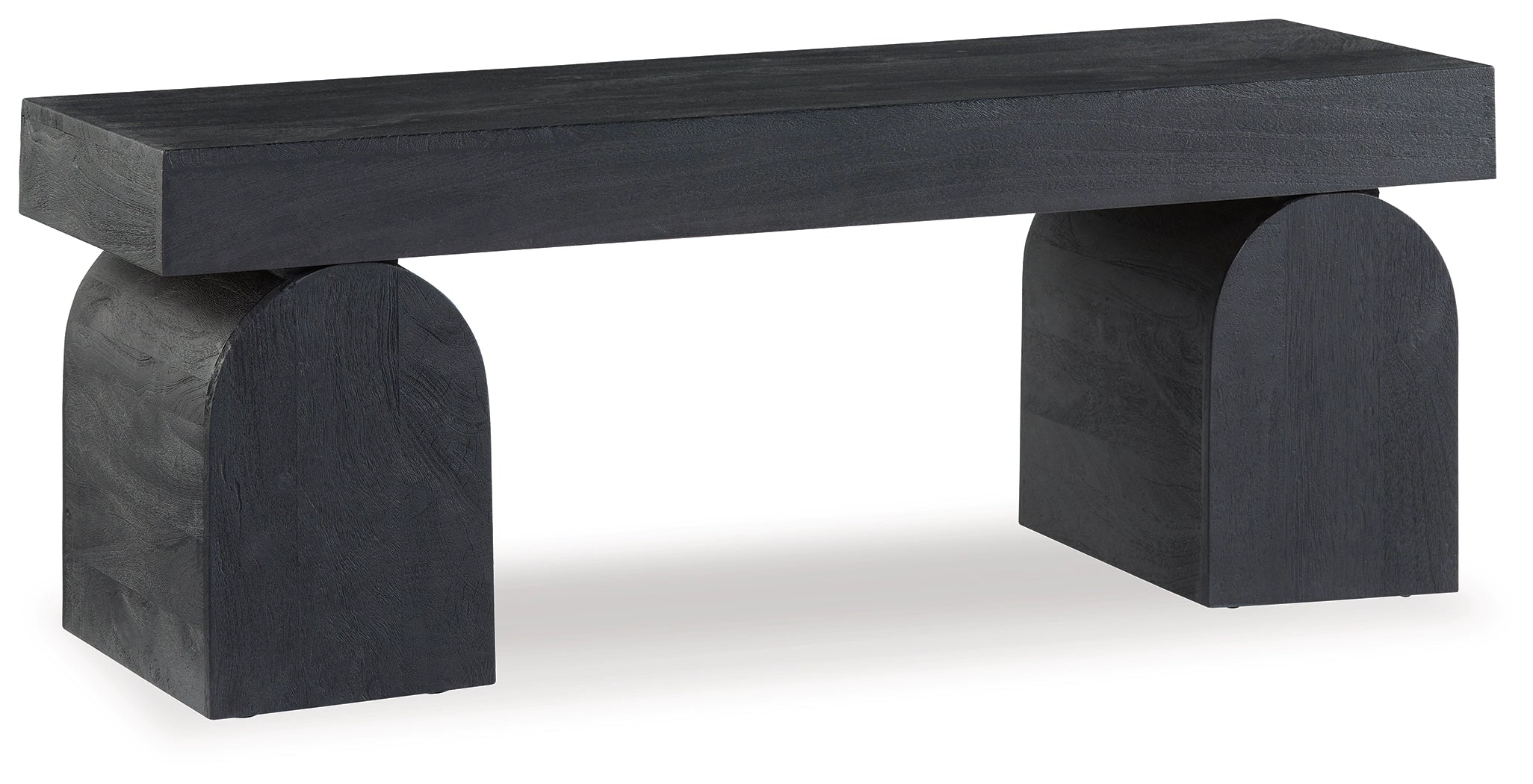 Holgrove Accent Bench - Black - Solid Wood
