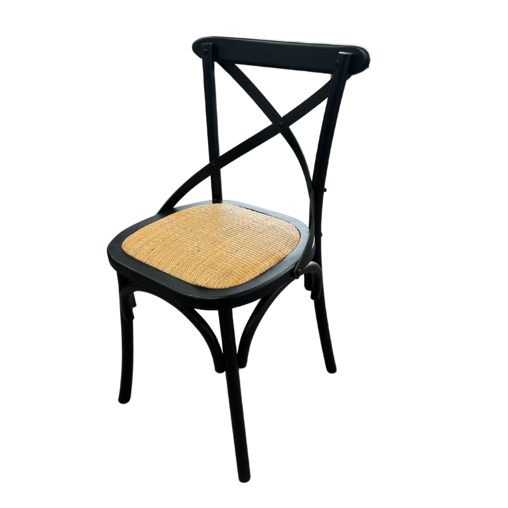 InStyle Cross Back Chair - Black