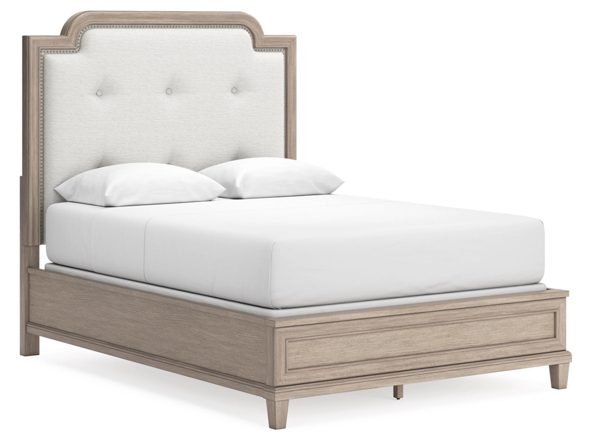 Jorlaina Upholstered Panel Bed