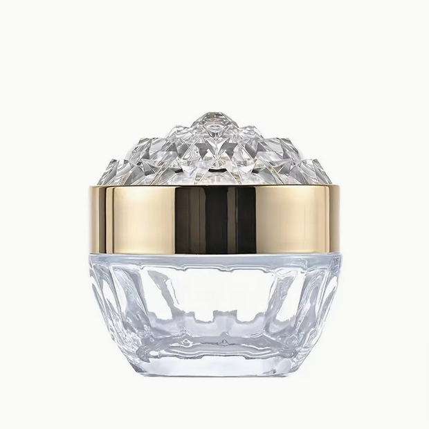 Luxury Crystal Glass Cream Jar
