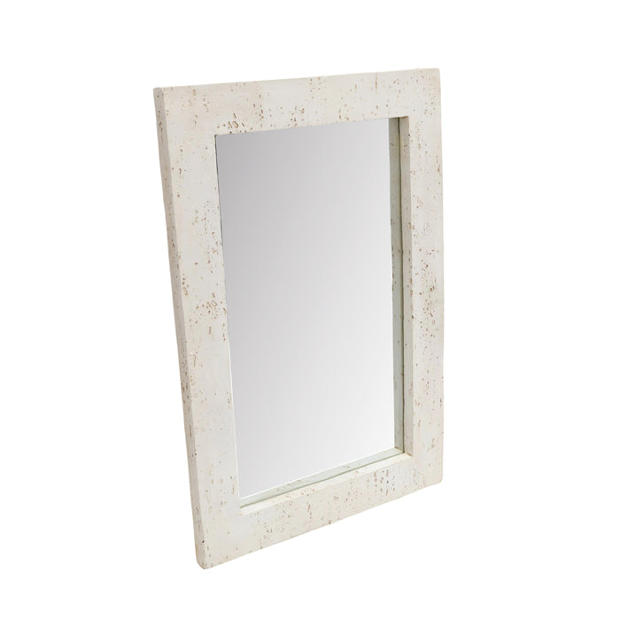 Nevada Rectangular Mirror – Travertine