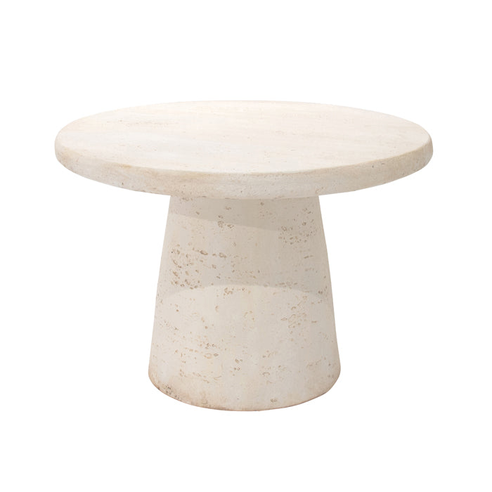Nevada Round Coffee Table – Travertine