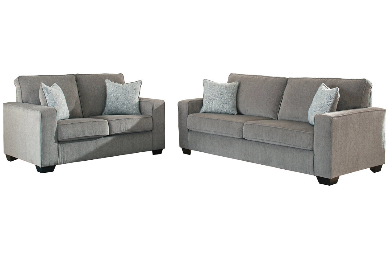 Altari 3+2 Sofa Pair in Alloy Fabric
