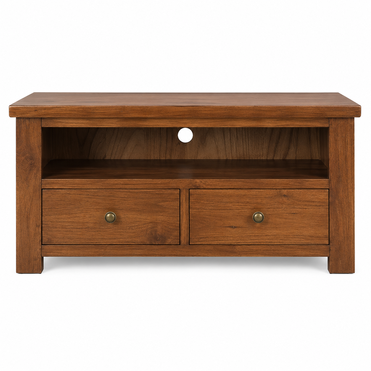 New Age 1200mm TV Unit - Dark Oak