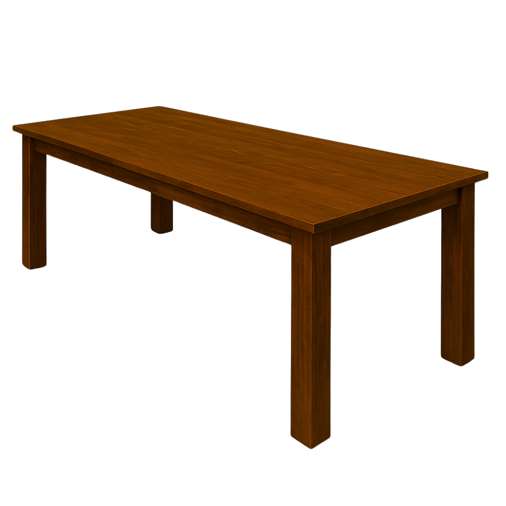 New Age Dining Table - Dark Oak