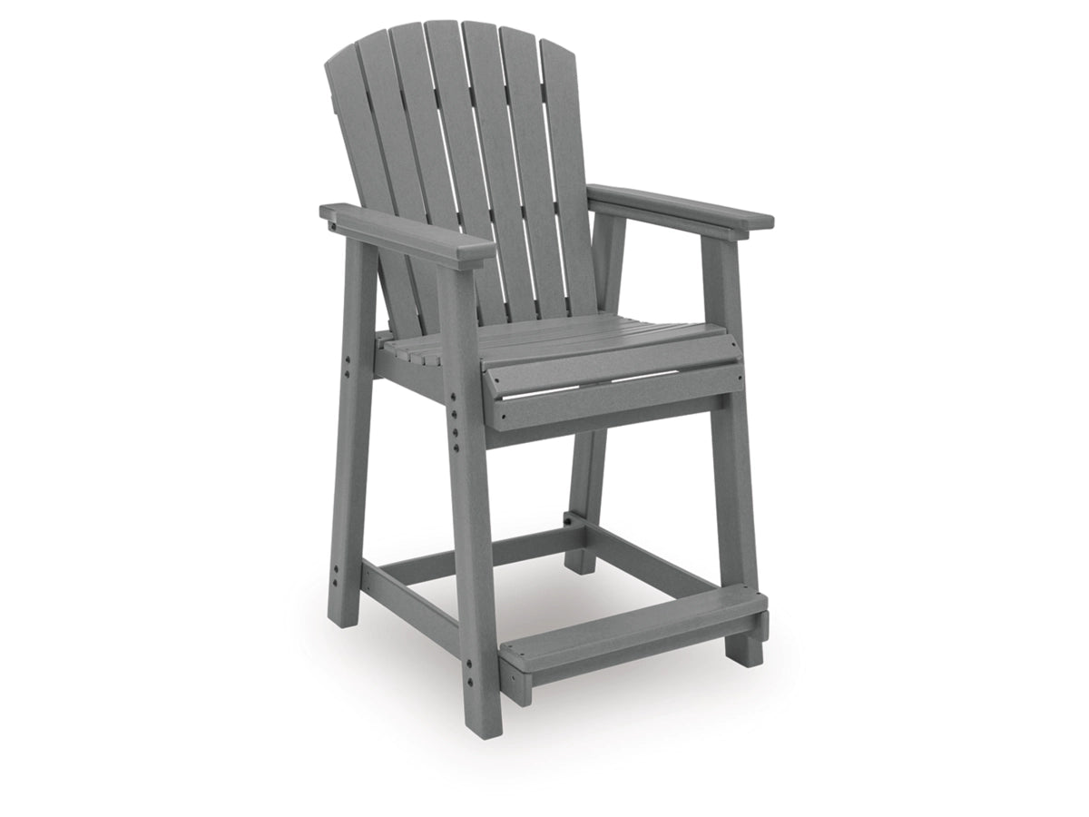 Ross Cove Outdoor Counter-Height Bar Stool – Grey