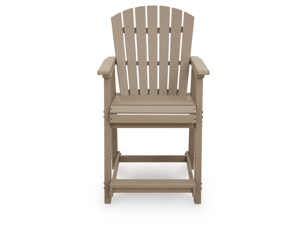 Sandy Dune Outdoor Counter Height Bar Stools (Set of 2) – Driftwood