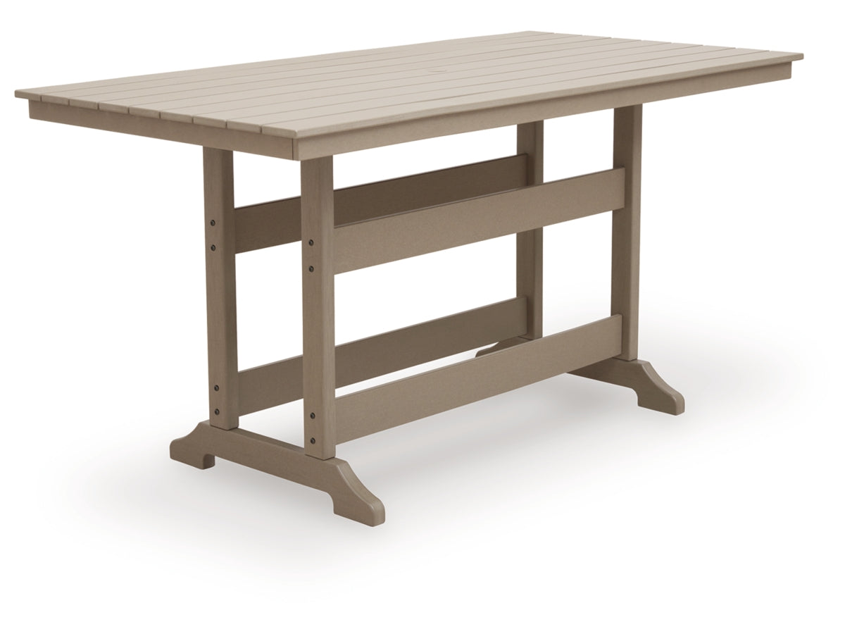 Sandy Dune Outdoor Counter Height Dining Table – Driftwood