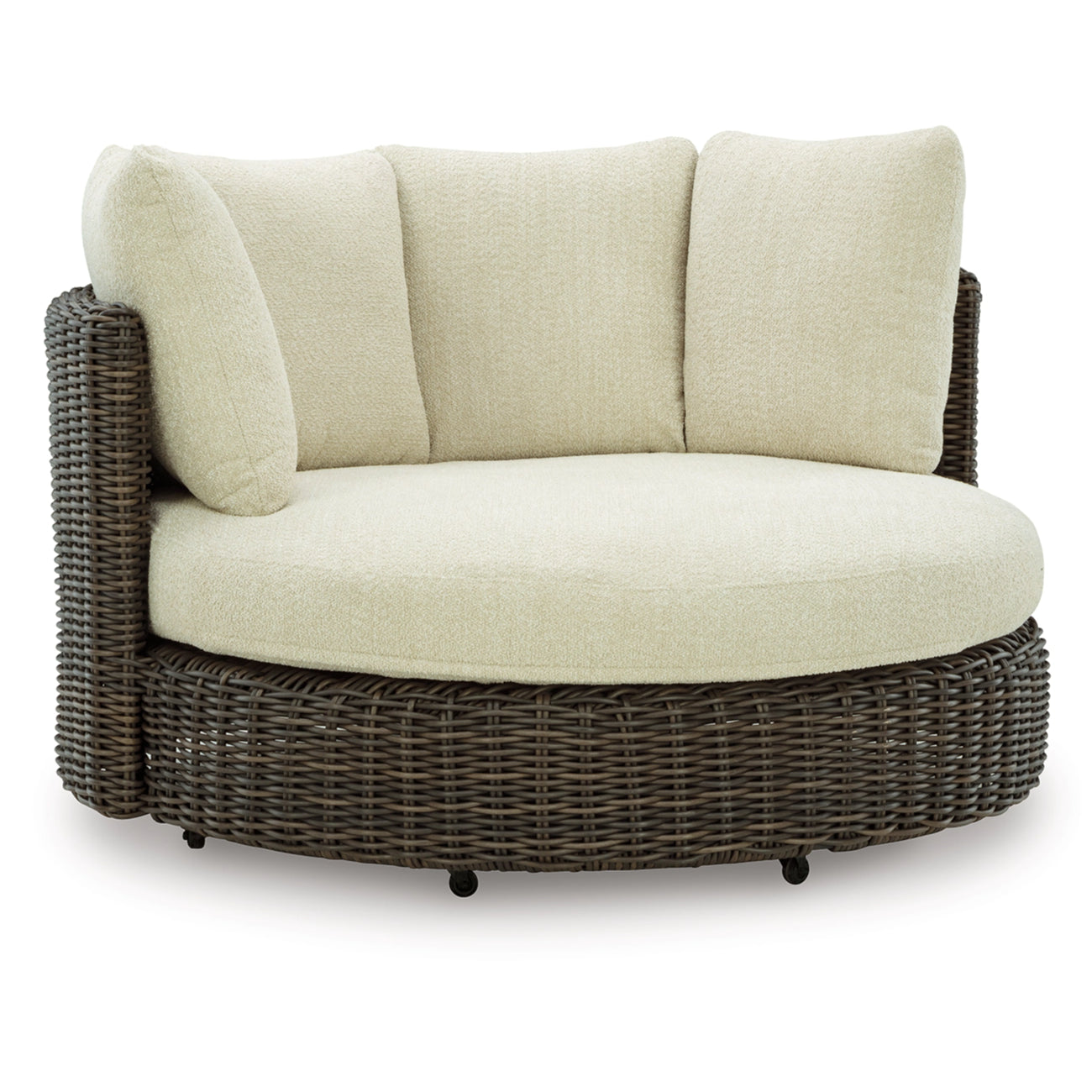 Kimora Outdoor Swivel Lounge Chair with Cushion