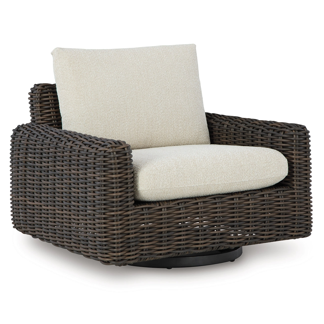 Kimora Outdoor Swivel Lounge Chair with Cushion