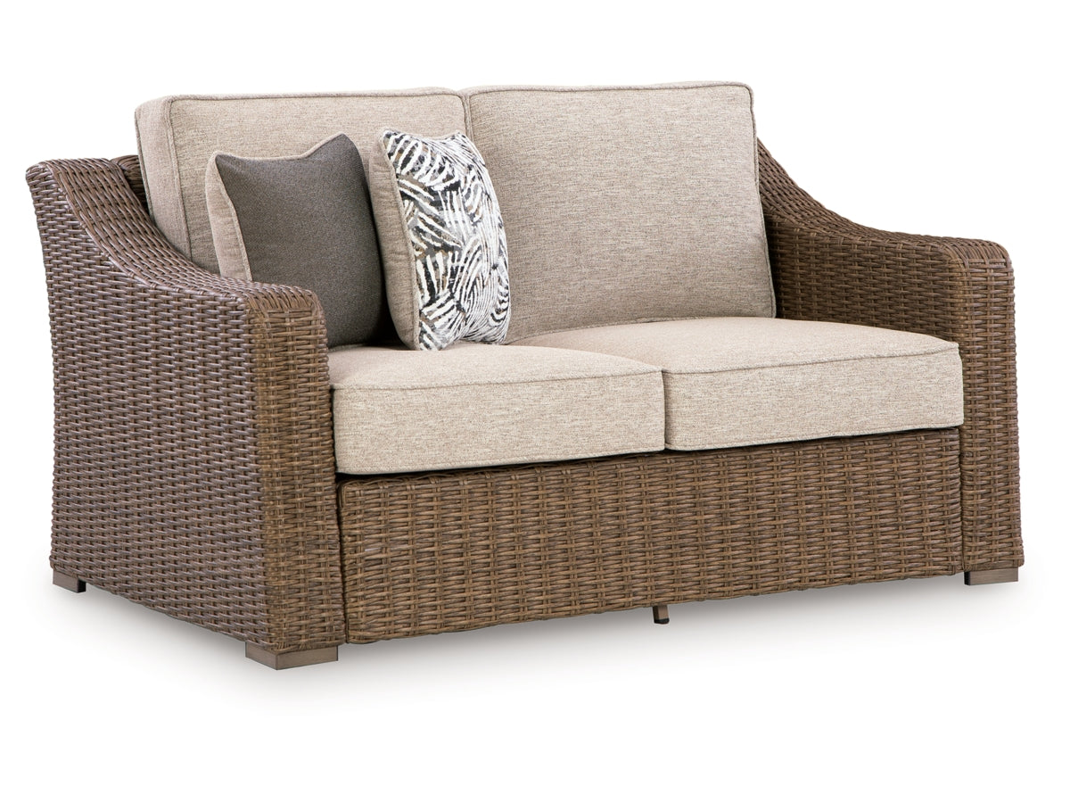 Revare Beach Outdoor Loveseat with Cushion
