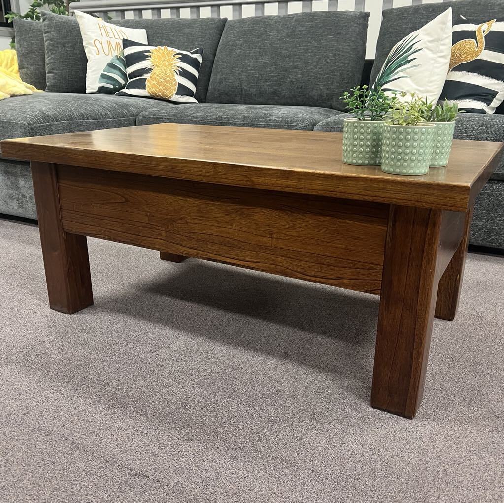 New Age 100cm Coffee Table - Dark Oak