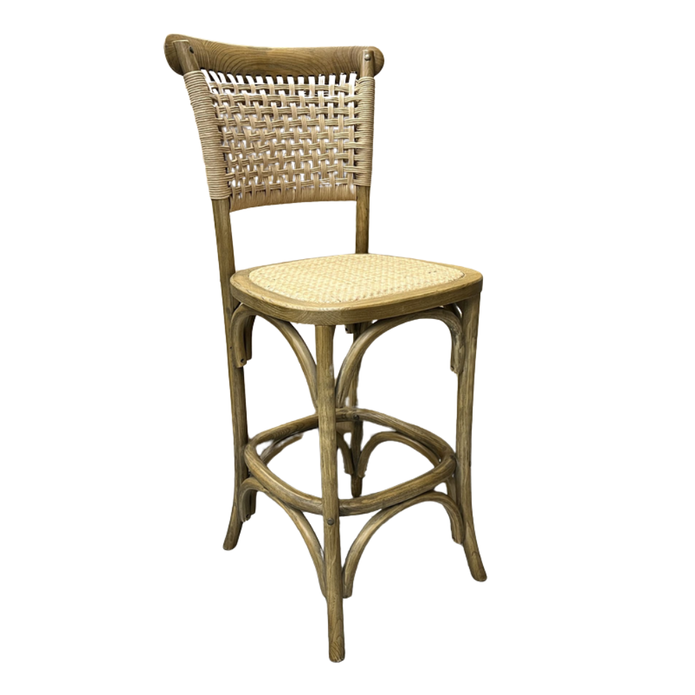 Paris Bar Chair - Natural Oak