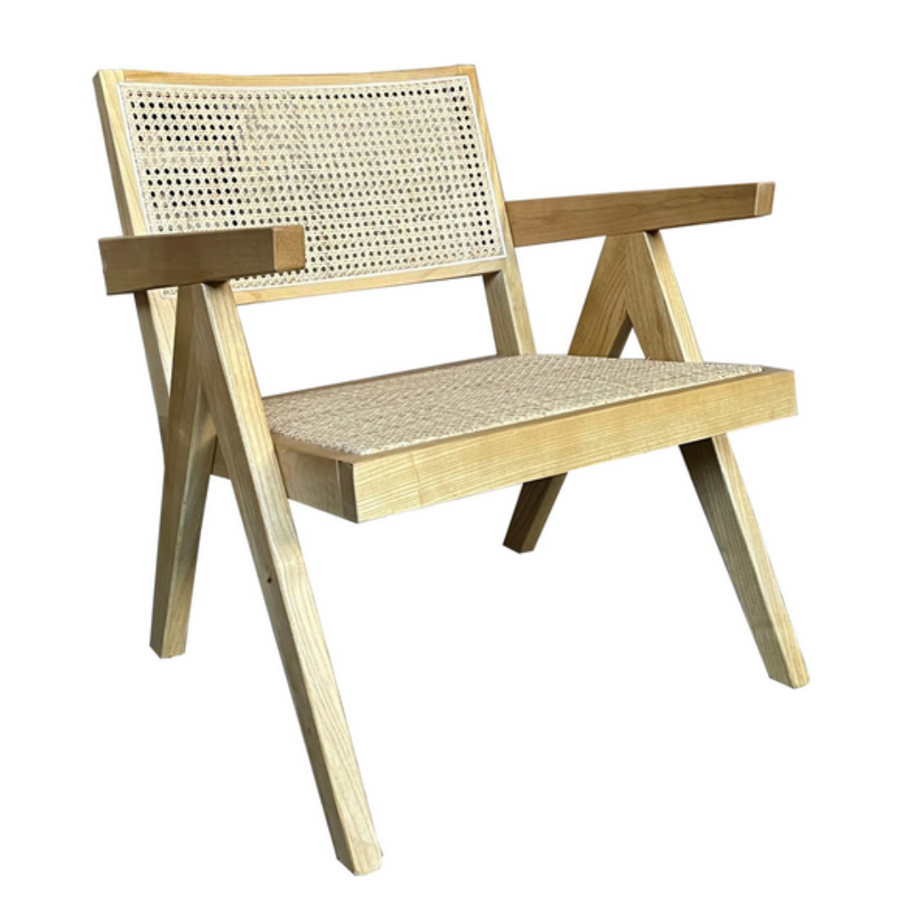 Portland Lounge Chair – Natural Finish