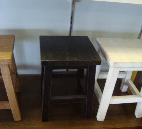 Florence 45cm Stool Heavy Duty - Black