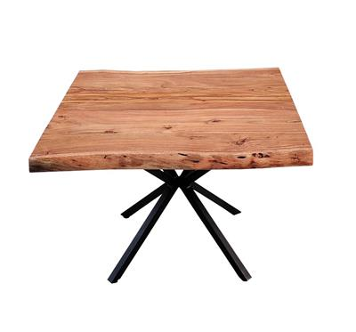 Elite Live Edge Lamp/Side table - Natural & Black