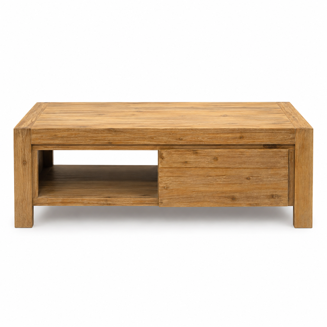 Silver Wattle 120cm Hardwood Coffee Table - Natural